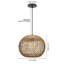 Luminaire suspendu en rotin naturel pour salle à manger-1019601738