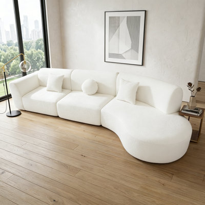 Canapé modulaire en velours côtelé de qualité Boneless