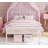 Metal Platform Bed with Sweet Heart Design Headboard & Footboard, Under Bed Storage, No Box Spring Needed, Boys & Girls Bedroom Furniture-726289604-726289601