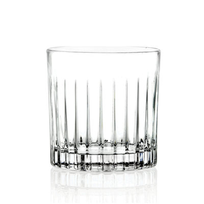 Barski Whiskey Glasses - Double Old Fashioned Rocks Glass - Set Of 4 - Dof - 12 oz In Clear