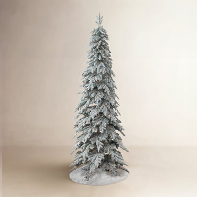 Hersi Frosted 9' Pre-Lit Spruce Christmas Tree
