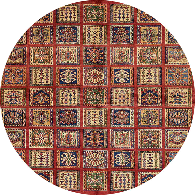 Tapis abstrait moderne 630, Rond 6 pi