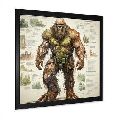 " Diagrammatic Drawing Bigfoot "