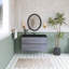 Ensemble de meuble-lavabo simple 41,93 po avec plateau en quartz Ayvah