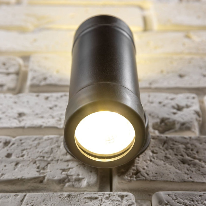Boycey 17cm H Outdoor Wall Lantern, Black