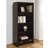 4-Shelf Bookcase with Storage Drawer in Cappuccino Finish
