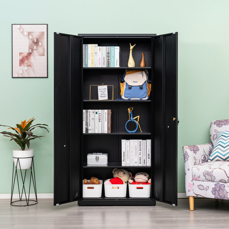 Buffet de 31,4 po Latwan, Noir