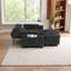 Fauteuil inclinable manuel avec repose-pieds, port de charge USB, porte-gobelets et rangement caché-1956529193