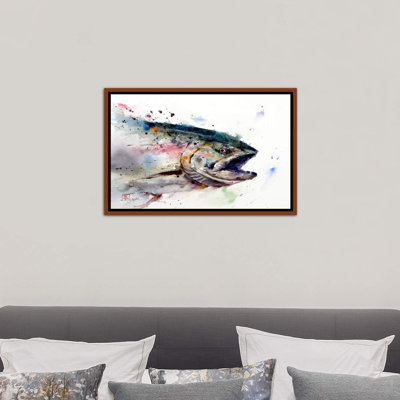«Fish II», reproduction d'art encadrée