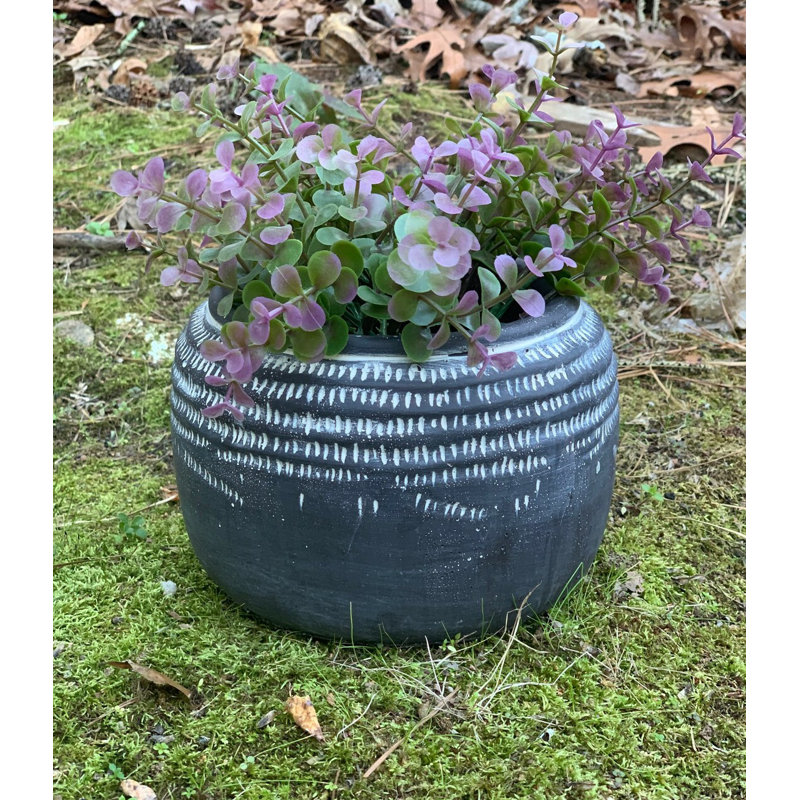 Pot à fleurs en ciment Chevaux