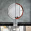 Huldar Glass Flat Wall Mirror
