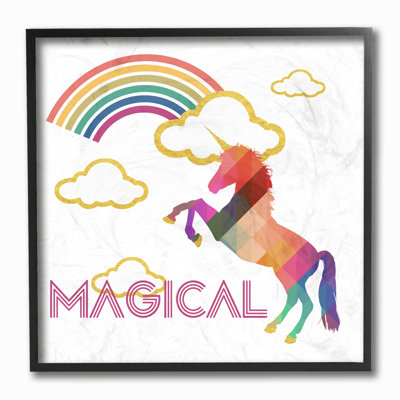 « magique arc-licorne », art mural