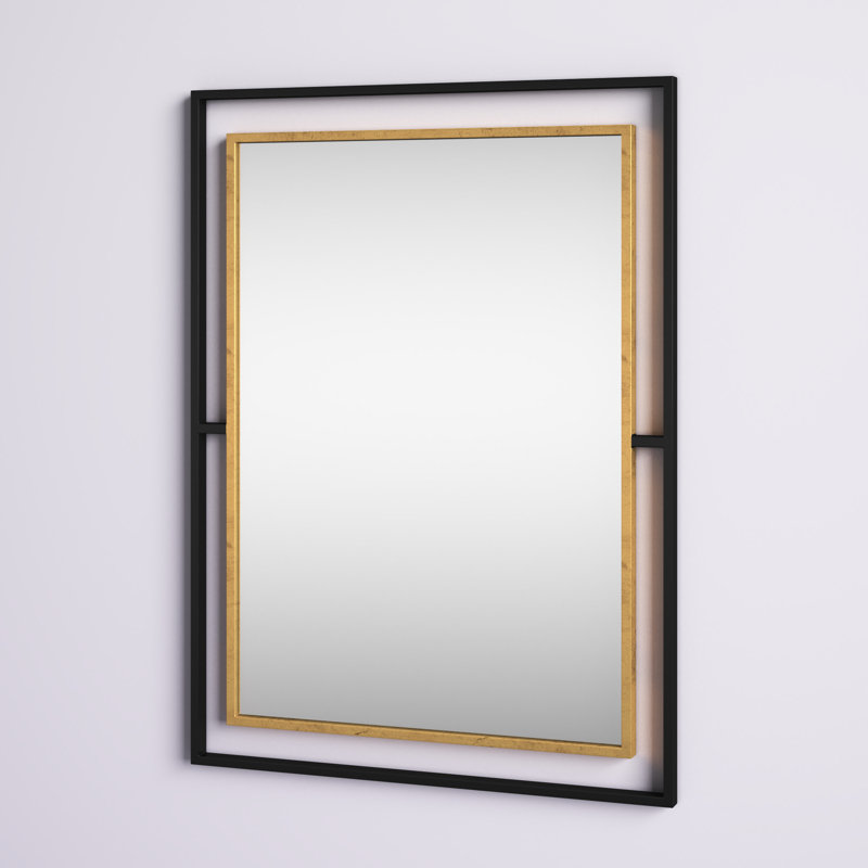 Nessa Metal Rectangle Wall Mirror