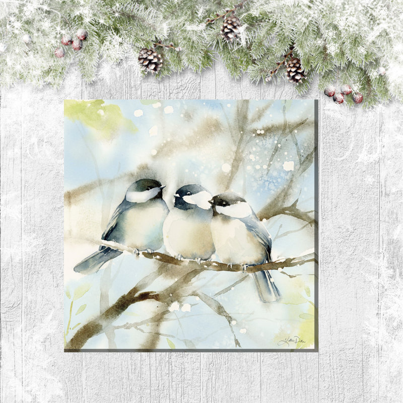 Art extérieur Cozy Chickadees All Weather