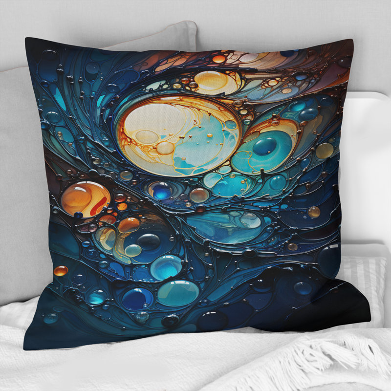 Coussin Fluid Spiral II - Abstract Spirals