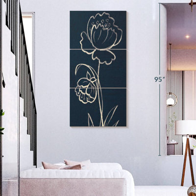 An Indigo Floral II