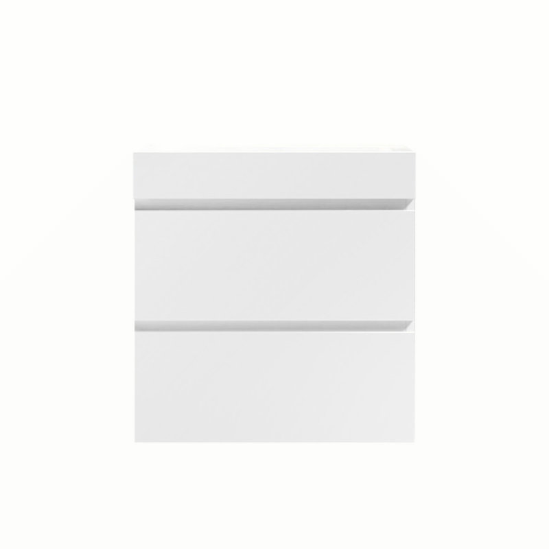 Integrated Solid Surface Basin Without Drain & Faucet, Glossy White Color,not include cabinets