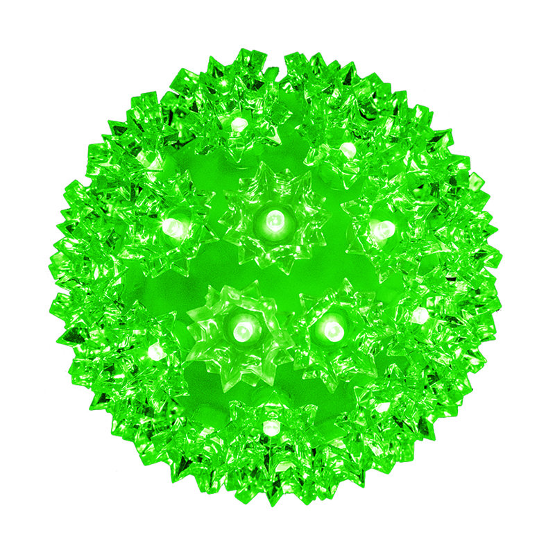 Décoration de fenêtre éclairée à del 150 lumières glaçon, Vert