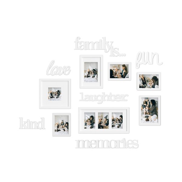 The Family Photo Wall Gallery Frames Set (Set of 8)
