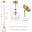 Luminaire suspendu en pot 1 lumière Whigham-385009330