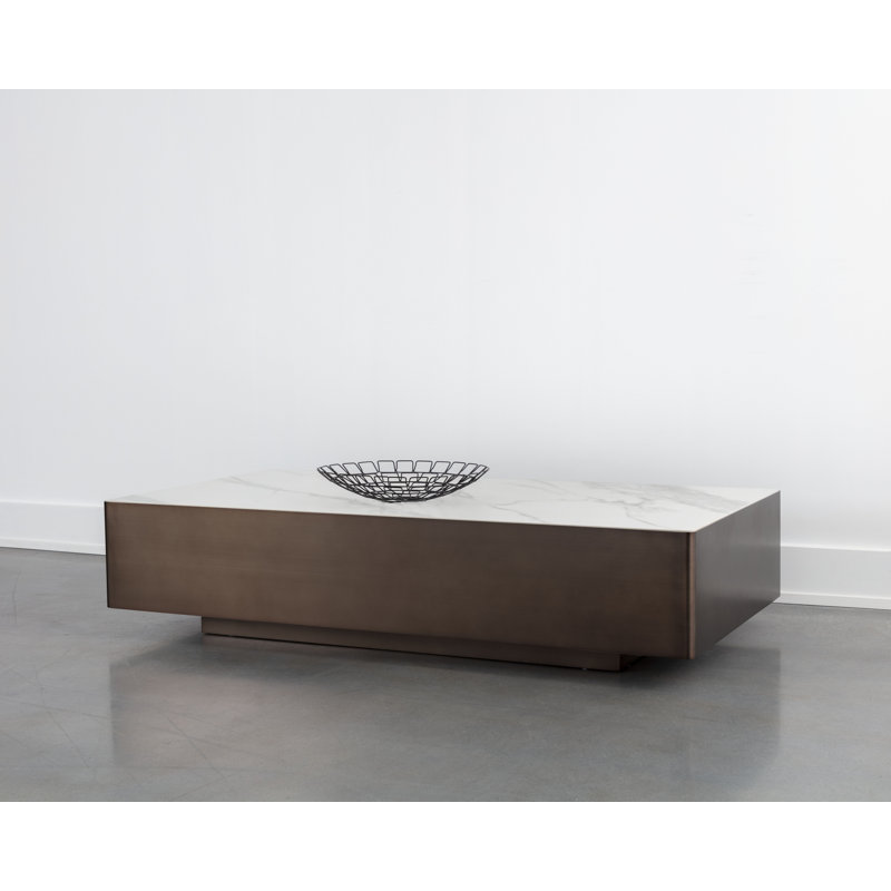 TABLE BASSE LENAY - Blanc