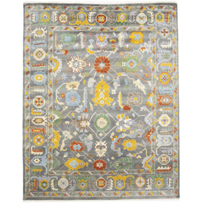 Tapis oriental Oushak Chobi Mute