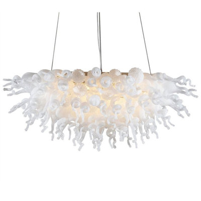 Lustre en verre Angel System