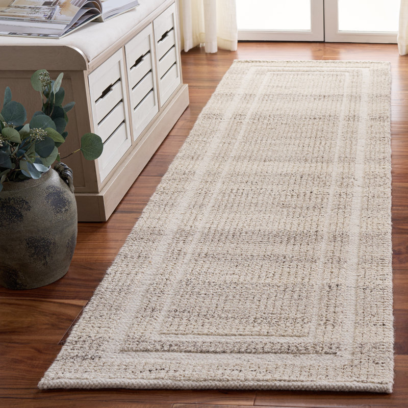 Natura 229 Hand Loomed Wool Geometric Rug, Runner 2'3" x 8'