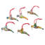 3.4'' Handmade Ceramic Animals Hanging Figurine Ornament