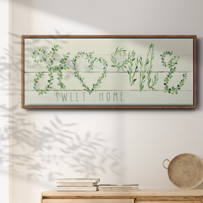 Shiplap Vines Home - Toile encadrée