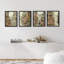 Paysage urbain encadré sur papier, impression de 4 pièces-97782430-97782432