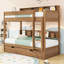 Lit superposé en bois avec lit gigogne-1287642632-1287642634