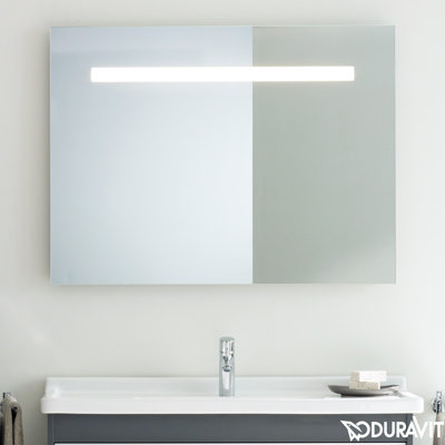 Miroir de salle de bain / meuble-lavabo moderne et contemporain sans cadre Ketho