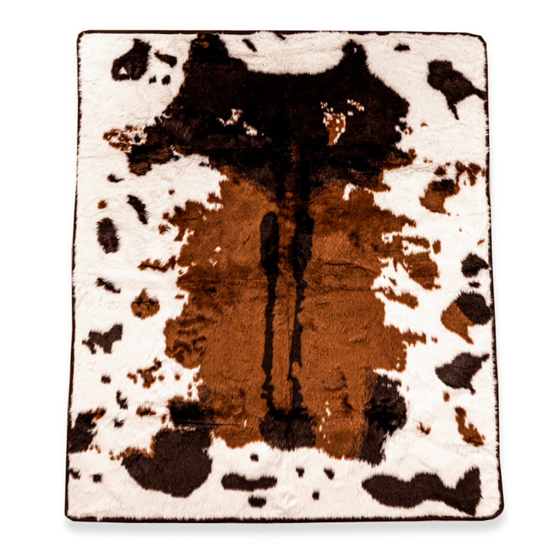 Medium Brown Faux Fur Waterproof Orthopedic Pet Blanket