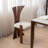 Beige Solid back side Chair(Set of 2)