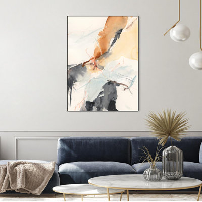 Efflux II ", toile encadrée par Giant Art