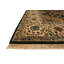 Silver Screen Hand Knotted Wool Area Rug in Black/Cream-50943515