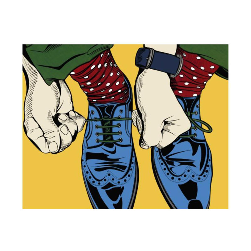Deborah Azzopardi " I'm Going To Have Fun In Here " by Deborah Azzopardi, Matte, 36" H x 45" W x 1.5" D