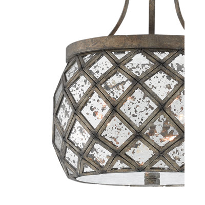 Plafonnier semi-encastré 3 lumières 14,25 po Buckminster