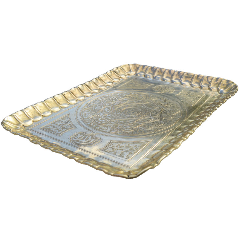 Solid Brass Decorative Tray
