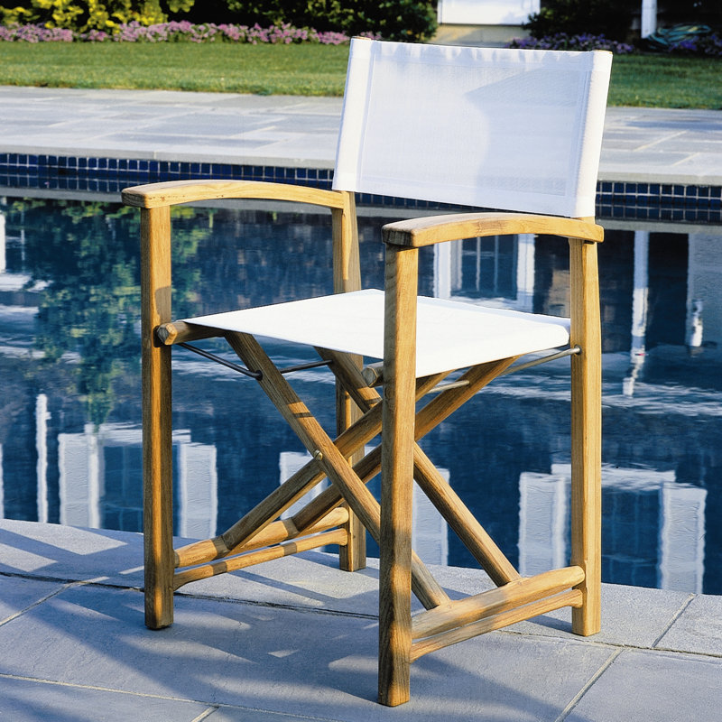 Capri Folding Director Chair, Blue