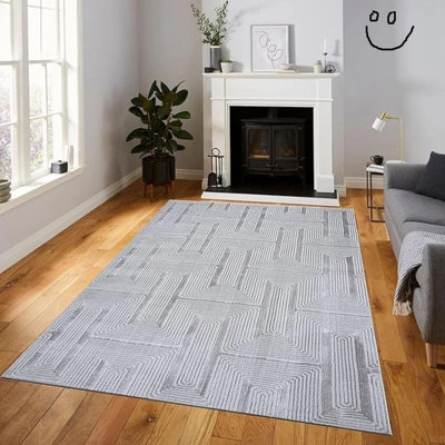 New Stylish Geometric Area Rug Abstract Textured Carpet For Living Room Bedroom Special Size Long Hallway Floor Mats Small Door Mats