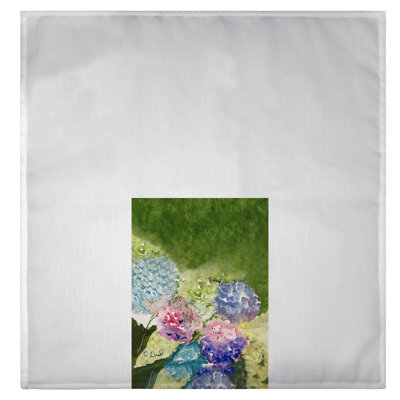 Serviette d'invités rose et mauve