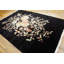 Antique Chinese Floral Knotted Rug