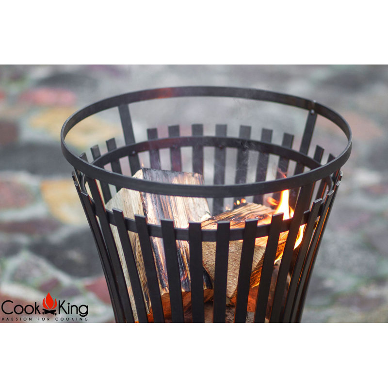 Round Steel Wood Burning Smokeless Fire Pit