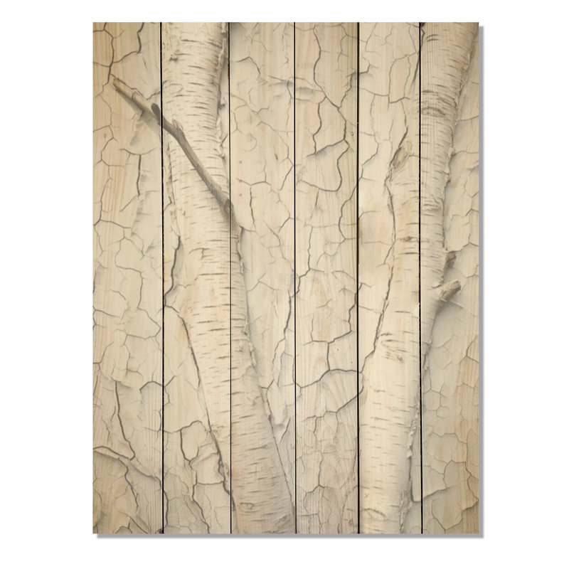 Abat-jour gris sycomores gris - arbre sycomore, art mural sur bois de pin naturel, H 32 po x l 24 po