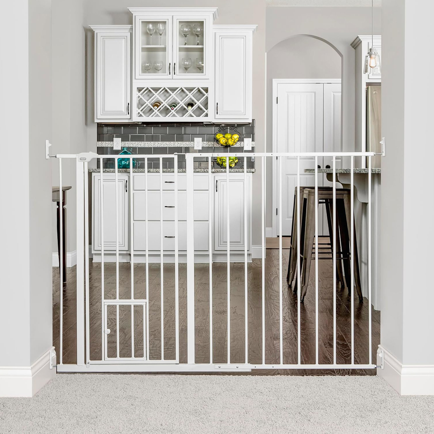 Tucker Murphy Pet™ Extra Tall Pet Gate, Expands 51 Inches Wide Wayfair
