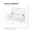 Banc de rangement rembourré Berea-911637149