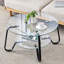 Table basse en verre trempé