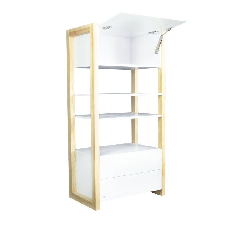 Linde 160cm H X 80cm W Pine Kids Bookcase